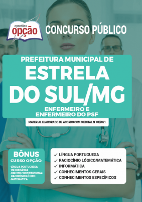 Apostila Prefeitura de Estrela do Sul - MG - Enfermeiro e Enfermeiro do PSF