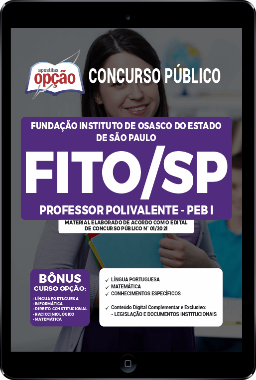 Apostila FITO Osasco - SP PDF - Professor Polivalente - PEB I 2021