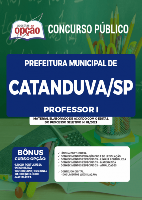 Apostila Prefeitura de Catanduva - SP - Professor I