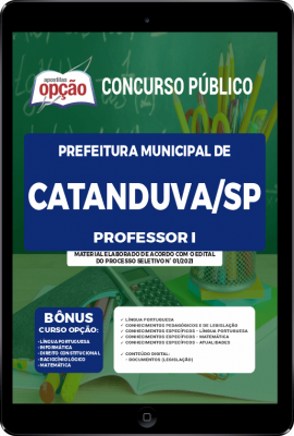 Apostila Prefeitura de Catanduva - SP em PDF - Professor I