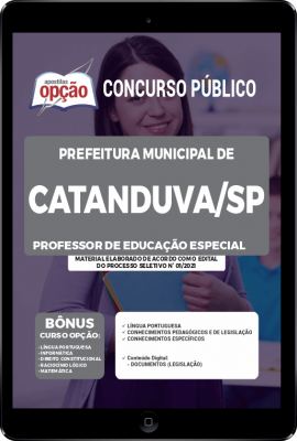 Apostila Prefeitura de Catanduva - SP em PDF - Professor de Educação Especial