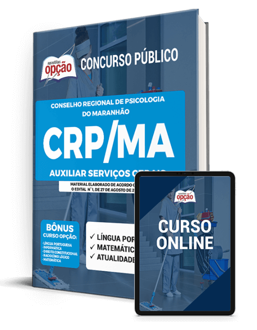 Apostila CRP-MA 2021 - Auxiliar Serviços Gerais