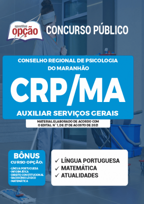 Apostila CRP-MA - Auxiliar Serviços Gerais