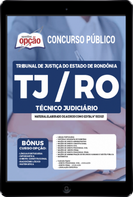 Apostila TJ-RO em PDF - Técnico Judiciário