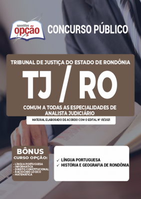 Apostila TJ-RO - Comum a Todas as Especialidades de Analista Judiciário