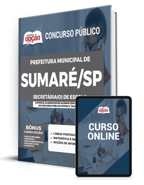 Apostila Pref de Sumaré - SP 2021 - Secretária (o) de Escola