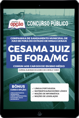 Apostila CESAMA de Juiz de Fora - MG em PDF - Comum aos Cargos de Ensino Médio