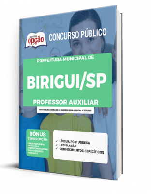 Apostila Prefeitura de Birigui - SP - Professor Auxiliar