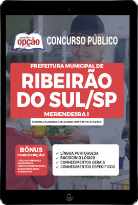 Apostila Prefeitura de Ribeirão do Sul - SP em PDF - Merendeira I