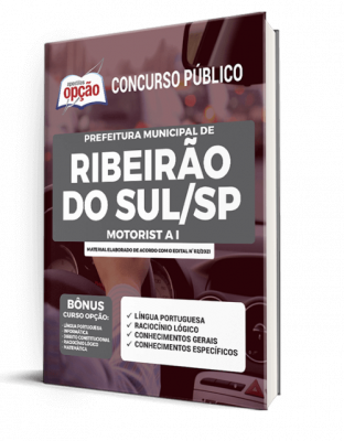 Apostila Prefeitura de Ribeirão do Sul - SP - Motorista I