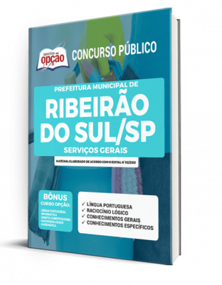 Apostila Prefeitura de Ribeirão do Sul - SP - Serviços Gerais