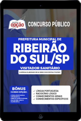 Apostila Prefeitura de Ribeirão do Sul - SP em PDF - Visitador Sanitário