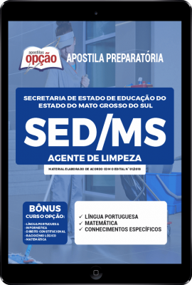 Apostila SED-MS em PDF - Agente de Limpeza