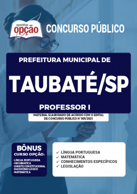 Apostila Prefeitura de Taubaté - SP - Professor I