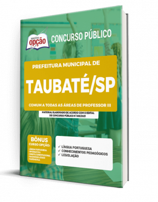 Apostila Prefeitura de Taubaté - SP - Comum a Todas as Áreas de Professor III