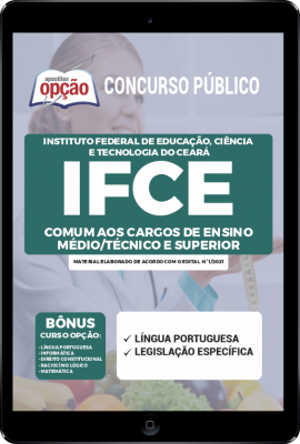 Apostila IFCE em PDF - Comum aos Cargos de Ensino Médio/Técnico e Superior