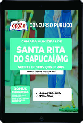 Apostila Câmara de Santa Rita do Sapucaí - MG em PDF - Agente de Serviços Gerais
