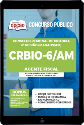 Apostila CRBio-06-AM em PDF - Agente Fiscal
