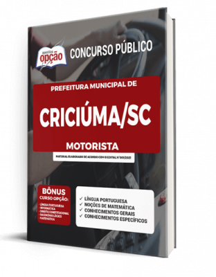 Apostila Prefeitura de Criciúma - SC - Motorista