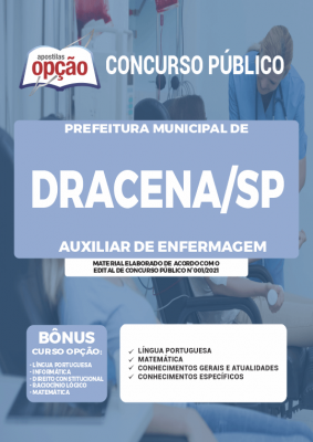 Apostila Prefeitura de Dracena - SP - Auxiliar de Enfermagem