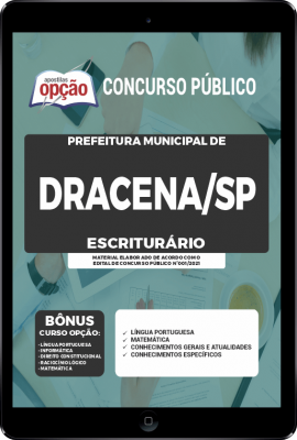 Apostila Prefeitura de Dracena - SP em PDF - Escriturário