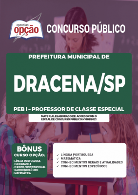 Apostila Prefeitura de Dracena - SP - PEB I - Professor de Classe Especial