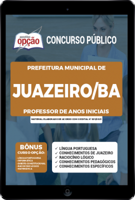 Apostila Prefeitura de Juazeiro - BA em PDF - Professor de Anos Iniciais