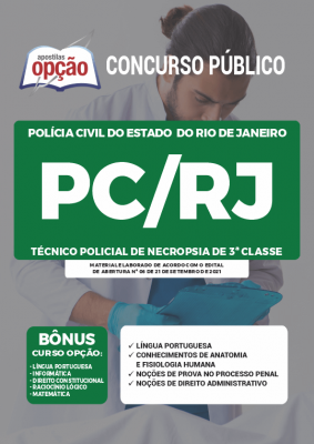 Apostila PC-RJ - Técnico Policial de Necropsia de 3ª Classe