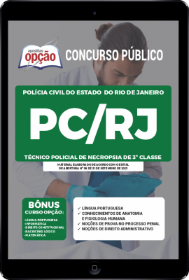 Apostila PC-RJ em PDF - Técnico Policial de Necropsia de 3ª Classe