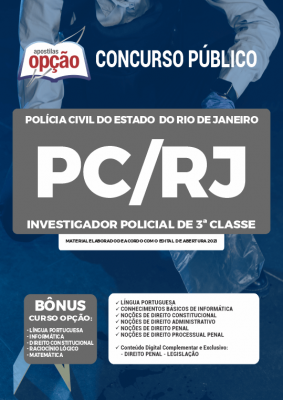 Apostila PC-RJ - Investigador Policial de 3ª Classe
