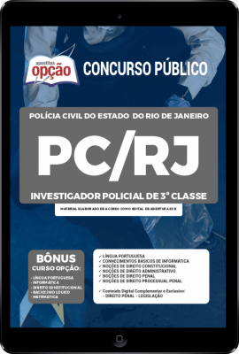 Apostila PC-RJ em PDF - Investigador Policial de 3ª Classe