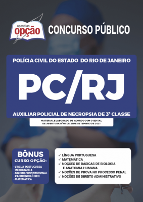 Apostila PC-RJ - Auxiliar Policial de Necropsia de 3ª Classe