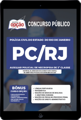 Apostila PC-RJ em PDF - Auxiliar Policial de Necropsia de 3ª Classe