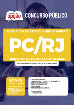 Apostila PC-RJ - Inspetor de Polícia de 6ª Classe