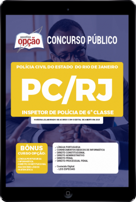 Apostila PC-RJ em PDF - Inspetor de Polícia de 6ª Classe