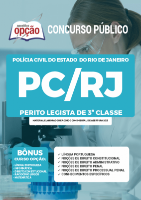 Apostila PC-RJ - Perito Legista de 3ª Classe