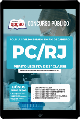 Apostila PC-RJ em PDF - Perito Legista de 3ª Classe