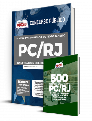 Combo PC-RJ - Investigador Policial de 3ª Classe