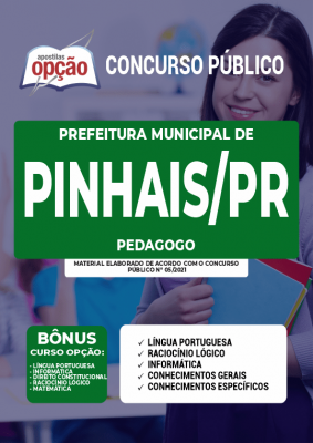 Apostila Prefeitura de Pinhais - PR - Pedagogo