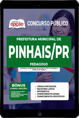 Apostila Prefeitura de Pinhais - PR em PDF - Pedagogo