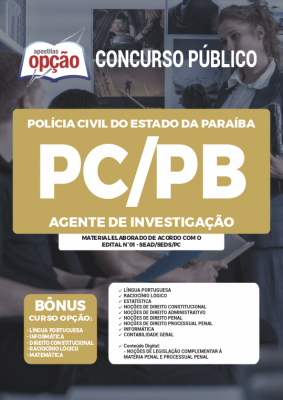 Apostila PC-PB - Agente de Investigação