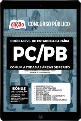 Apostila PC-PB em PDF - Comum a Todas as Áreas de Perito