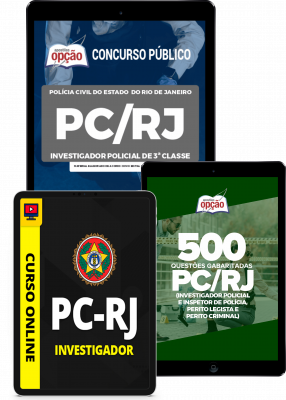 Combo PC-RJ Investigador Policial de 3ª Classe