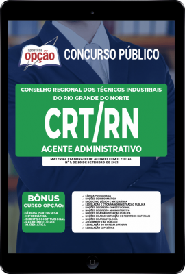 Apostila CRT-RN em PDF - Agente Administrativo