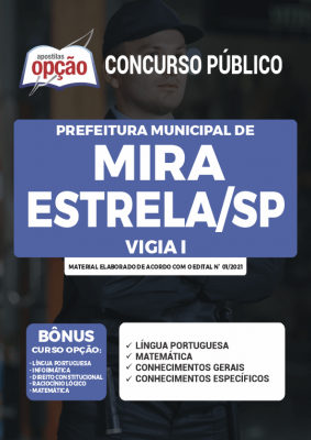 Apostila Prefeitura de Mira Estrela - SP - Vigia I