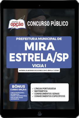 Apostila Prefeitura de Mira Estrela - SP em PDF - Vigia I