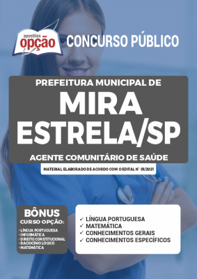 Apostila Prefeitura de Mira Estrela - SP - Agente Comunitário de Saúde