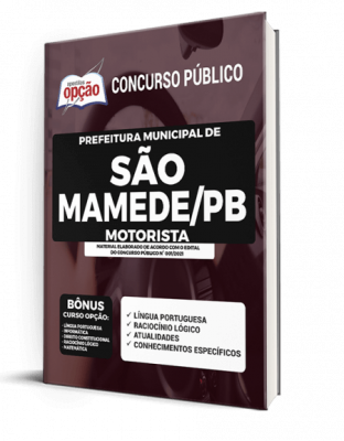 Apostila Prefeitura de São Mamede - PB - Motorista