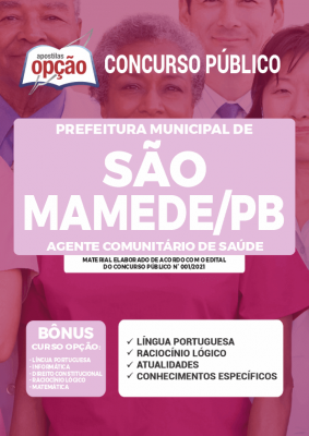 Apostila Prefeitura de São Mamede - PB - Agente Comunitário de Saúde