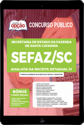 Apostila SEFAZ-SC em PDF - Analista da Receita Estadual IV